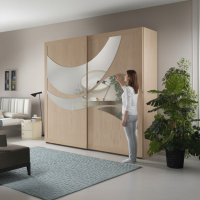 Conception de garde-robe Mobilier de luxe Armoire Nouveau mobilier de chambre