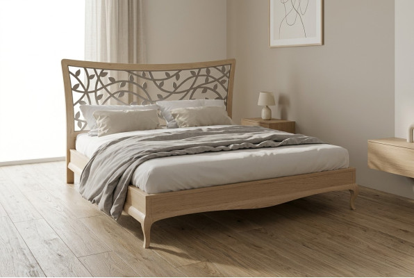 Lit Lits Doubles Lit Moderne Lit de luxe en bois avec nouveau design