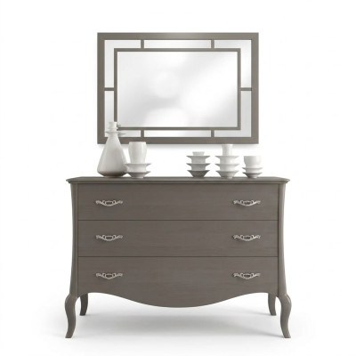 Commode Miroir Commodes Armoire Luxe Étagère Groupe de meubles nouvel Ensemble 2 pcs.