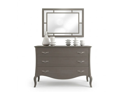Commode Miroir Commodes Armoire Luxe Étagère Groupe de meubles nouvel Ensemble 2 pcs.