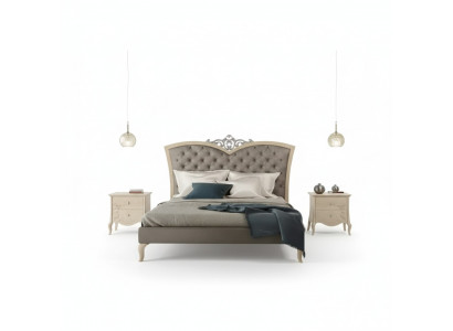 Chambre à coucher Mobilier 3 pcs. Ensemble Tables de chevet en bois massif 2x Lit Bois véritable
