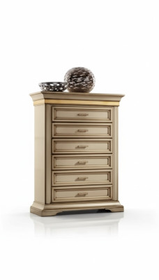 Conception de chambre, commode avec tiroirs, design de meubles italiens