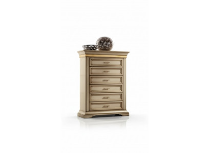 Conception de chambre, commode avec tiroirs, design de meubles italiens