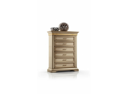 Conception de chambre, commode avec tiroirs, design de meubles italiens