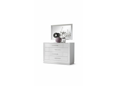 Ensemble de 2 commodes modernes Style Moderne Commode Miroir Mobilier Italien