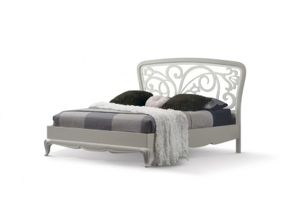 Chambre à coucher italienne Lit Mobilier de luxe Gris Design de meubles Lits neuf