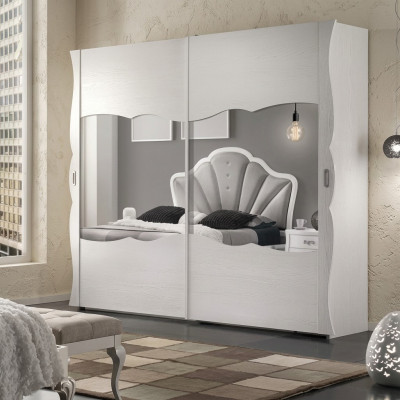 Armoire Style Italien Mobilier Chambre Armoire en Bois Massif