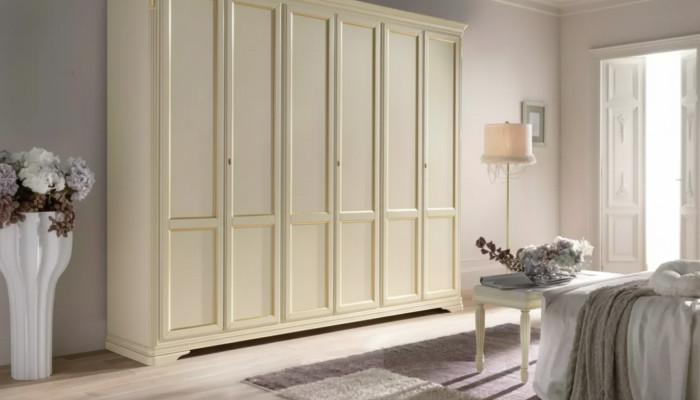 Armoire Beige Mobilier de Luxe Meubles Italiens Ameublement Chambre