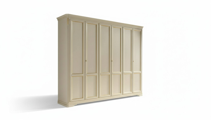 Armoire Beige Mobilier de Luxe Meubles Italiens Ameublement Chambre