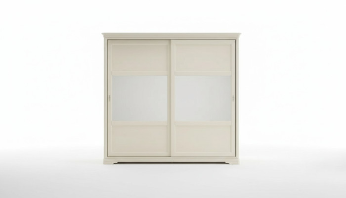 Portes coulissantes d'armoire Meubles d'armoire pour chambre en bois neuf