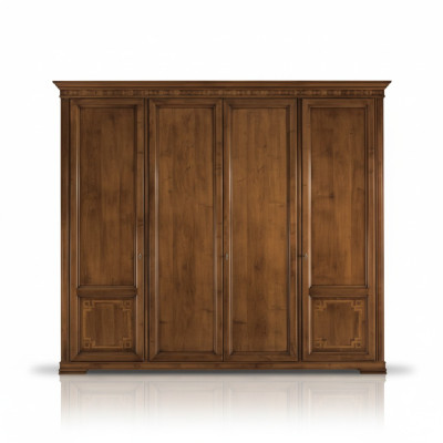 Armoire Armoire Luxe Design en Bois Mobilier Chambre Marron neuf