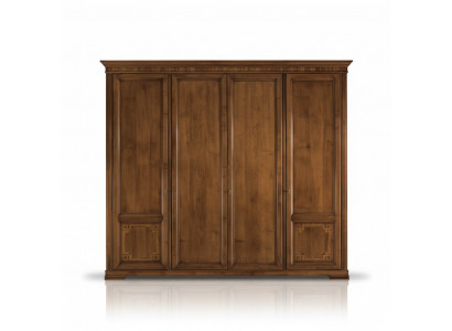 Armoire Armoire Luxe Design en Bois Mobilier Chambre Marron neuf
