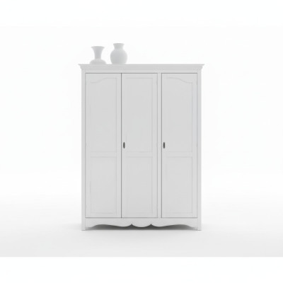 Armoire Armoire en Bois Armoire Chambre Mobilier de Luxe Blanc Neuf