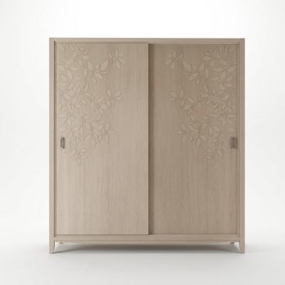 Garde-robe Meubles de chambre Armoires en bois Ameublement beige
