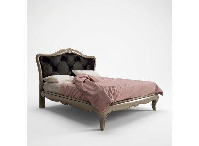 Lit Gris Luxe Lit en Bois Chambre Design Italien Art Déco Nouveau