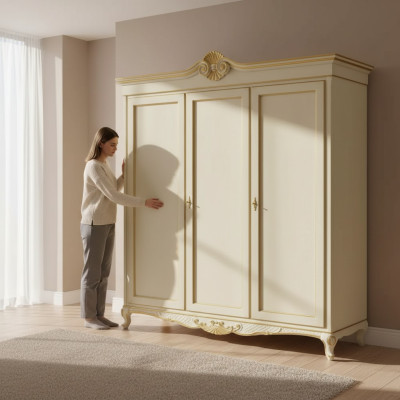 Étagères de garde-robe Armoire en bois Armoire de chambre neuve