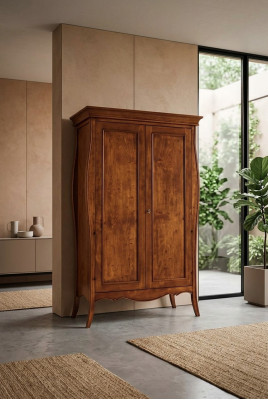 Armoire en bois massif Armoire Penderie en vrai bois Mobilier de chambre Italie neuf