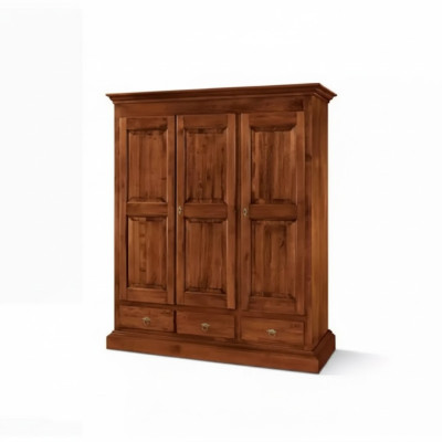 Armoire de vêtements de luxe Armoires à vêtements Meubles en bois Marron neuf