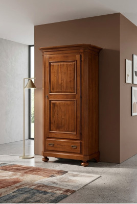 Chambre Armoire en bois Portemanteau Meubles Design Armoire Marron