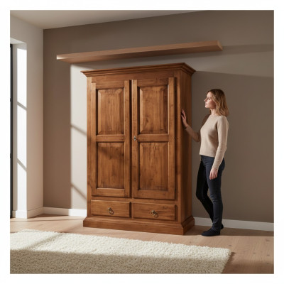 Italian Chambre Meubles Conception Armoire Armoire en Bois nouveau