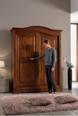 Armoire Mobilier de Luxe Marron Italien Meubles Chambre à Coucher Nouveaux