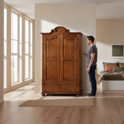 Armoire Classique en Brown Wall Unit de l'armoire italienne.