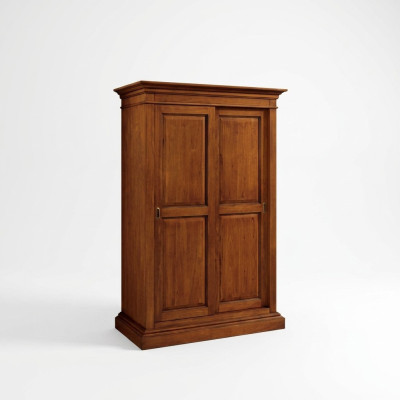 Armoire en bois massif Mobilier de chambre Armoire Marron Armoires