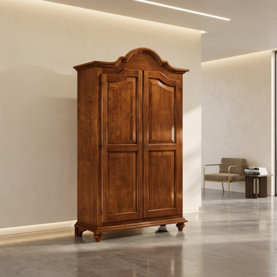 Armoire Armoires de Luxe Armoire Mobilier en Bois Chambre Marron