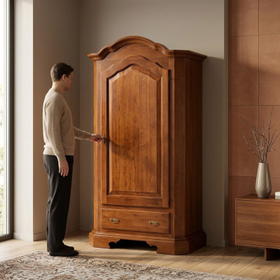 Armoires de vêtements Chambre Marron Armoire Armoire en bois Meubles