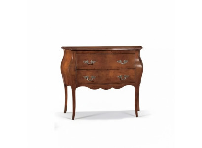 Meubles italiens Commode marron en bois de concepteur pour chambre à coucher.