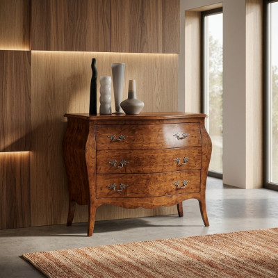 Meubles design commode Armoire Marron Luxe Bois Italien Mobilier neuf