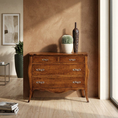 Conception de meubles italiens Commode Armoire Marron Mobilier en bois de luxe neuf