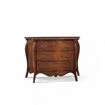 Commode Marron de style italien en bois Meubles design classique Nouveau