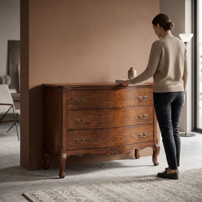 Luxueux commode en bois Style italien Meubles Commodes Style classique neuf