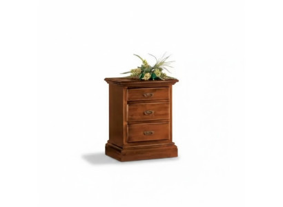 Table de chevet Design Table Mobilier Bois Chambre Table d'appoint Marron Nouveau