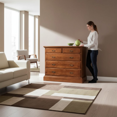 Meuble de luxe en bois Armoire Commode Armoires Conception de chambre Buffet