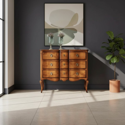 Commode marron Armoire de luxe Design Style Chambre classique nouvelle