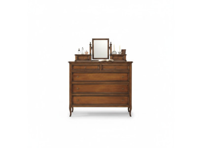Luxuskommode brauner Kleiderschrank Wohnzimmer Holz Design Klassische Möbel Neu