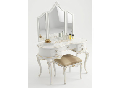 Coiffeuse avec miroir Ensemble complet Chambre à coucher neuf 2 pièces. Console