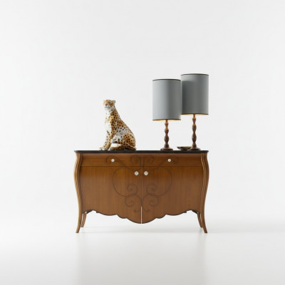 Sideboard in Madera Marrón Cómodas Muebles italianos Mobiliario Gabinetes