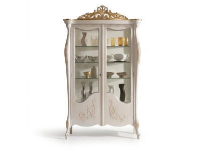 Vitrine Armoire en verre Vitrine Salon Buffet en bois Mobilier italien