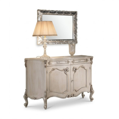 Buffet marron en bois massif Armoire de style meuble design Commodes neuves