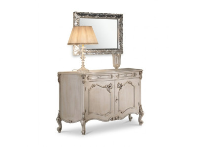 Buffet marron en bois massif Armoire de style meuble design Commodes neuves