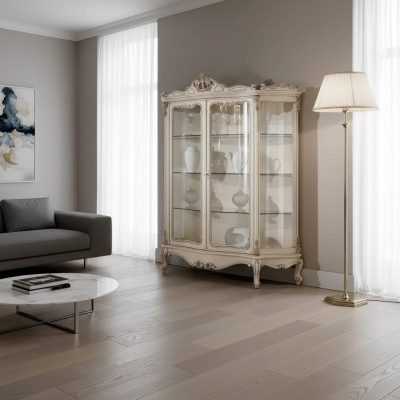Vitrines Armoire en verre Vitrine Salon Bois Buffet Meubles de luxe neufs