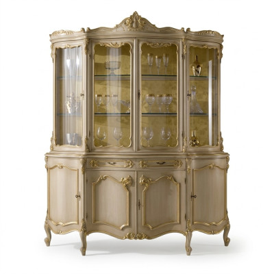 Salon Vitrine Armoire en Verre Armoires Vitrines Bois Meubles Italiens