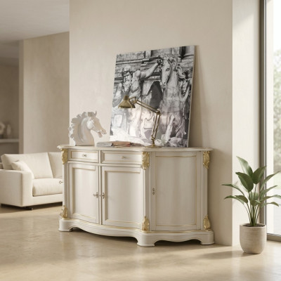 Sideboard commode Buffets en bois massif Armoires commodes meubles Coffrets de tiroirs