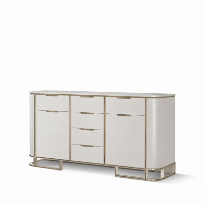 Buffet meuble en bois italien Design de meubles de luxe blanc Commode Armoire nouvelle