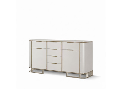 Buffet meuble en bois italien Design de meubles de luxe blanc Commode Armoire nouvelle