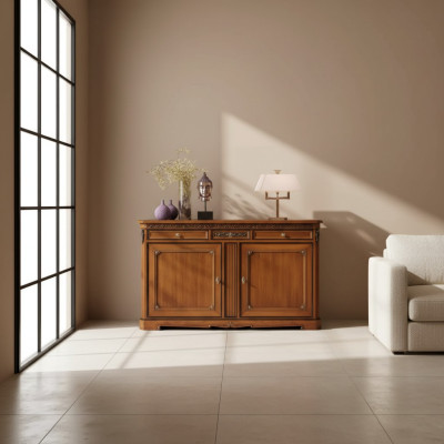 Buffet Meubles italiens Solide Salon Commode Armoire Bois neuf