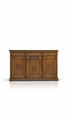 Armoire classique en bois massif Buffet de meubles italiens en bois massif